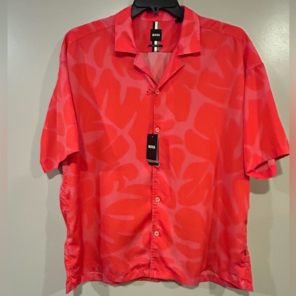 Boss Relaxed Fit Button Down Shirt